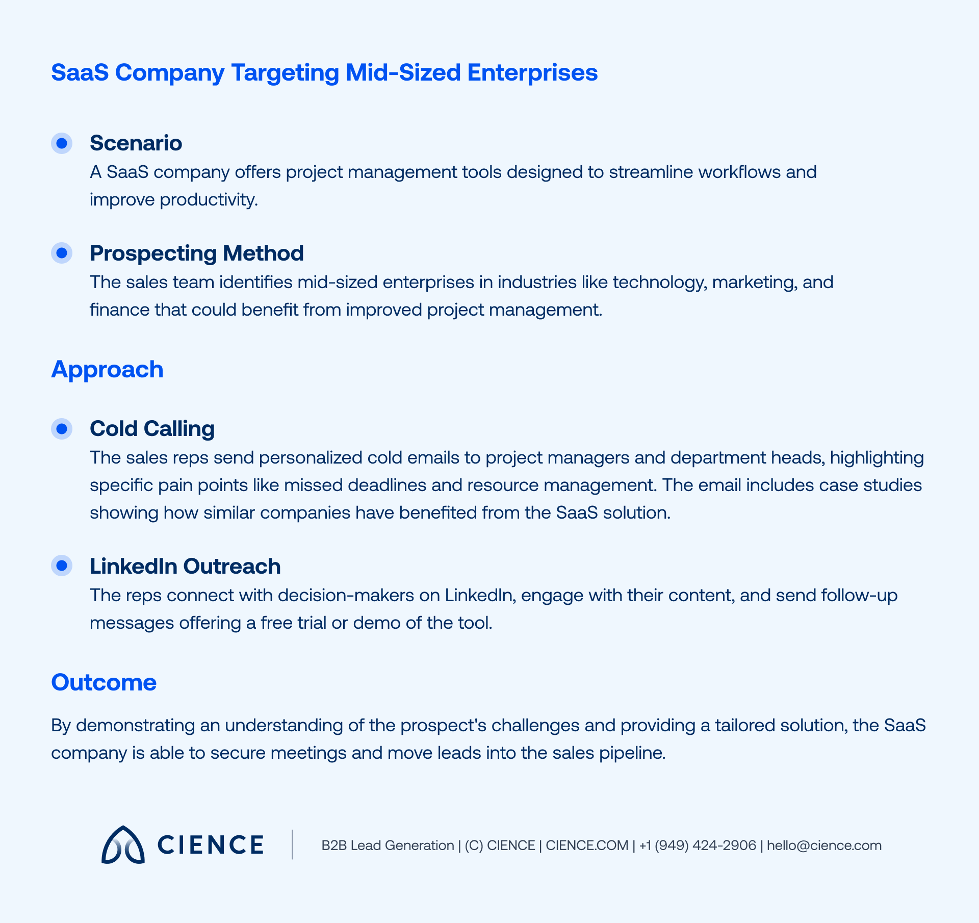 Sales Prospecting Example